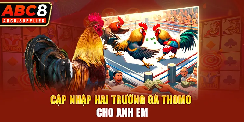 Cập nhập hai trường gà Thomo cho anh em