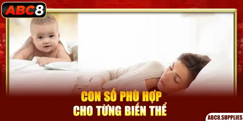 Con số phù hợp cho từng biến thể 